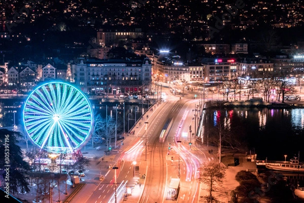Obraz zurich ferris wheel