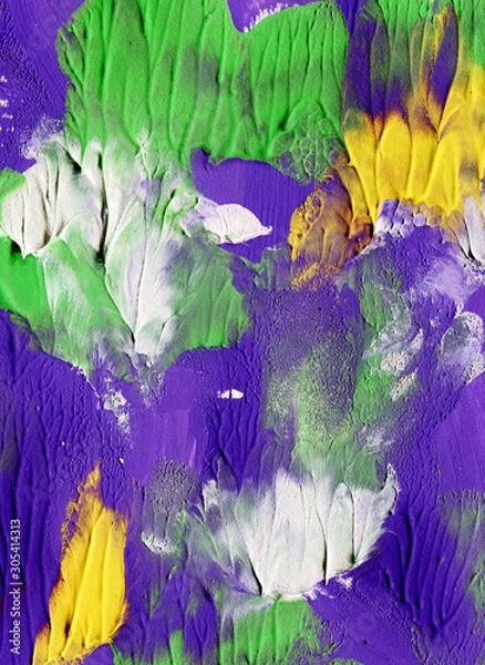 Obraz Abstract art background. Bright multi-colored texture. Modern Art. Stains of oil paint. Brush strokes of paint.