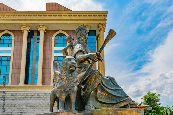 Obraz Dushanbe Flag Pole Park 07