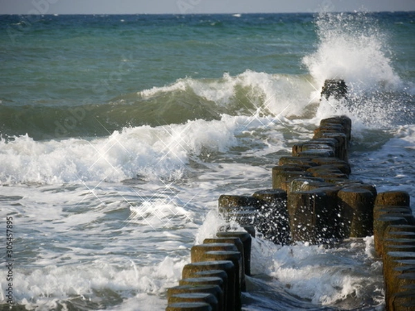 Obraz Aufbrausendes Meer