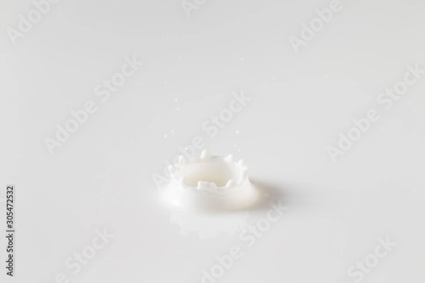 Obraz ミルクの飛沫と波紋