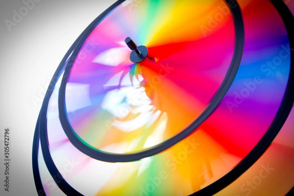 Fototapeta Rainbow wheel