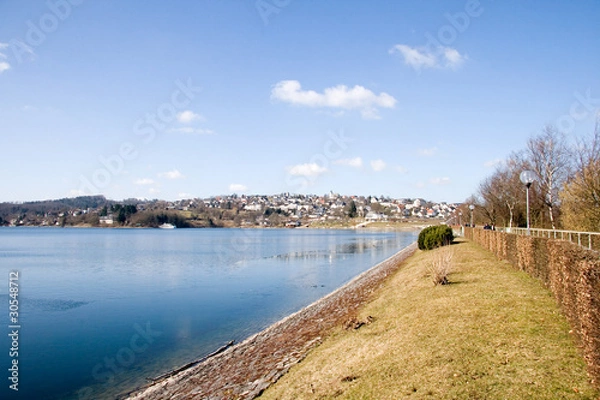Obraz Sorpesee mit Blick auf Langscheid