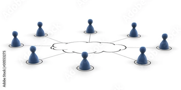 Obraz Cloud Computing