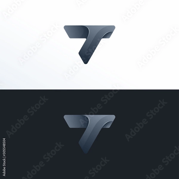 Fototapeta colorful technology logo design ready to use