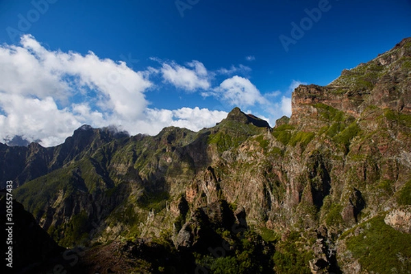 Fototapeta Madeira Mountain Range