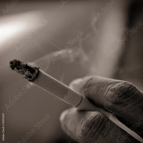 Obraz smoking in silence