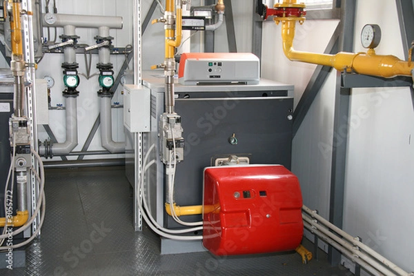 Obraz the gas boiler