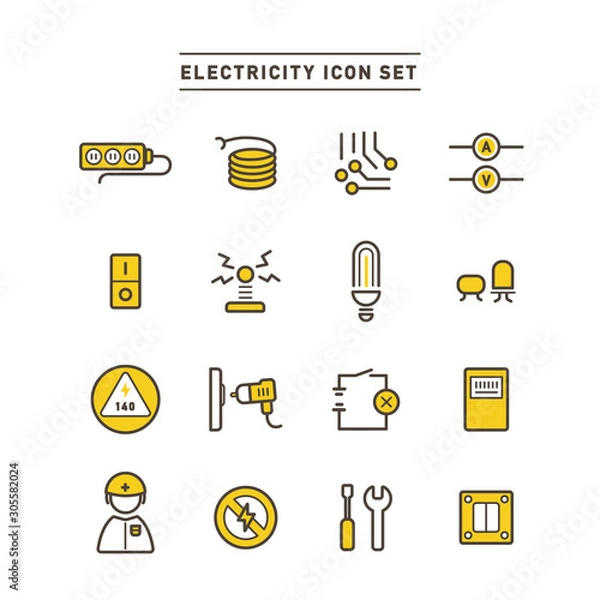 Fototapeta ENERGY ICON SET