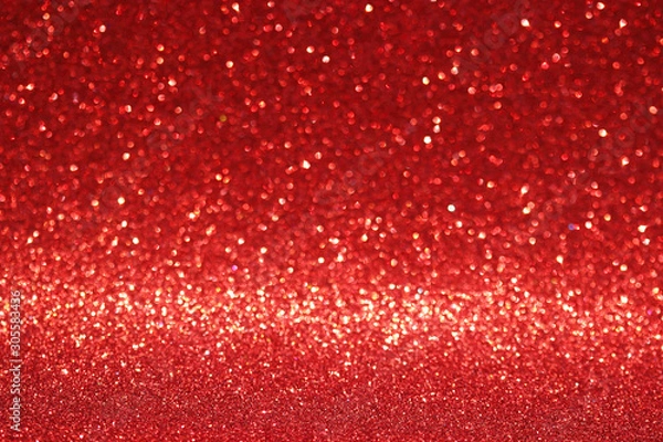 Obraz Red glitter texture christmas abstract background