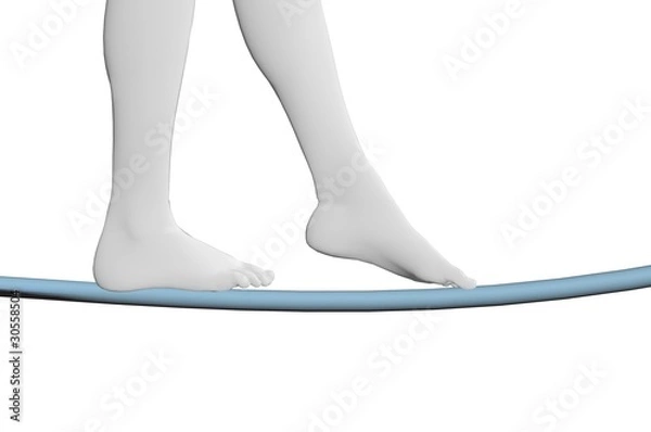 Obraz tight rope