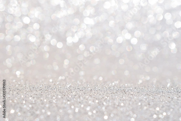 Fototapeta silver glitter abstract background	