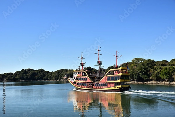 Obraz 九十九島の遊覧船で島巡り