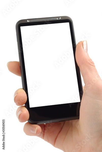 Obraz Praca ze smartfonem