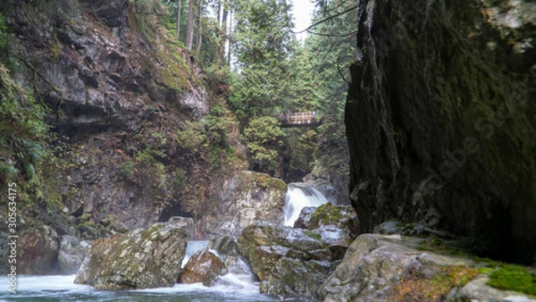 Obraz waterfall in the mountains