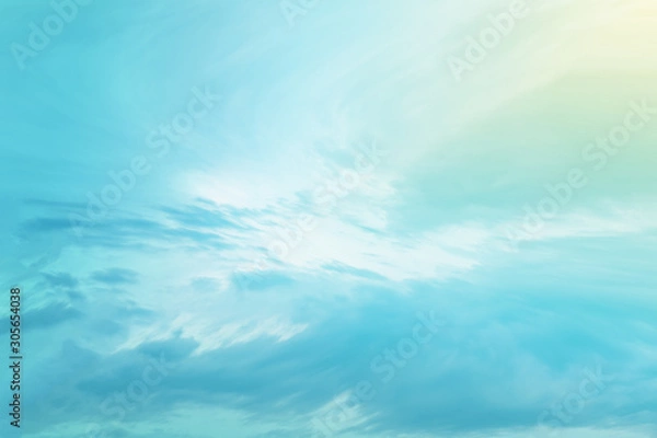 Fototapeta Soft Cloud sky subtle background pastel gradient color for sky cloud nature abstract background.