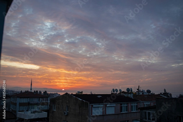 Obraz sunrise in İstanbul
