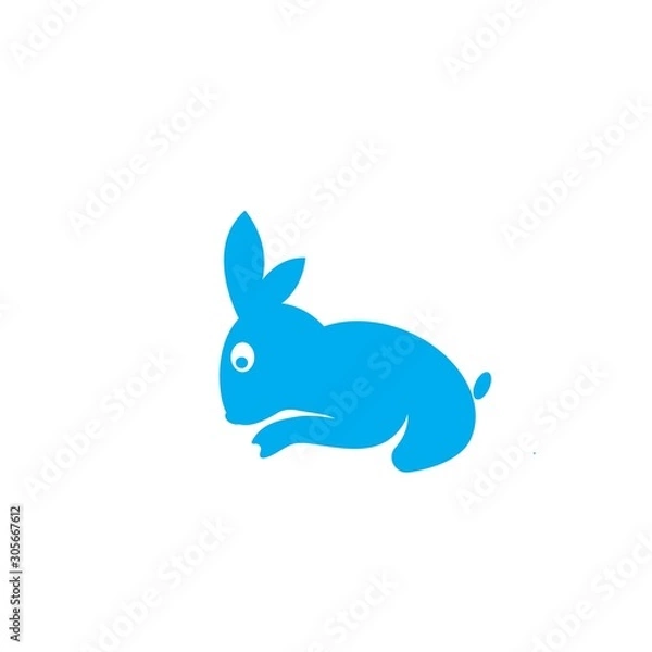 Fototapeta Rabbit Logo template