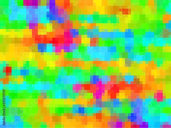 Fototapeta Abstract colorful graphic creative texture background for wallpaper design geometric stripes pattern fabric cloth backdrop lines square pixel mosaic decoration element