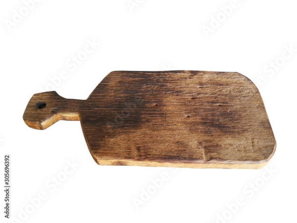 Obraz cutting board isolated on white background