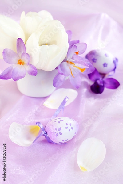 Fototapeta Spring table decoration