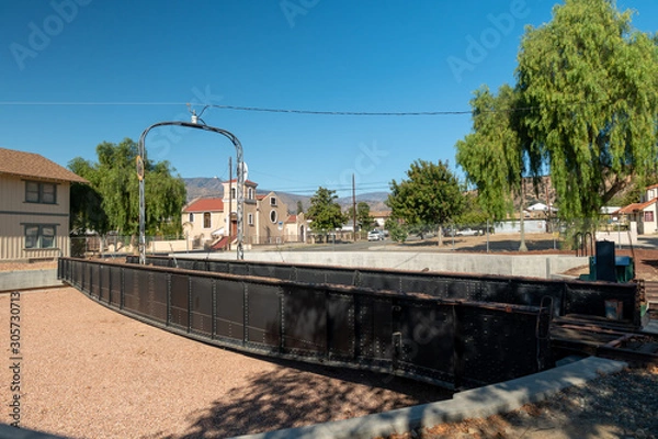 Obraz Fillmore & Western Railway Train Turntable