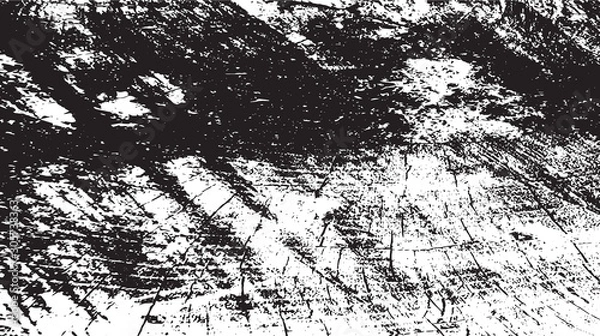 Obraz Black and white vintage grunge futuristic background. Abstract textured pattern, layout for design packaging, business cards, websites, postcards, posters, brochures, fabrics, covers mock-up design