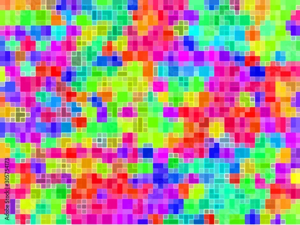 Fototapeta Abstract colorful background texture for wallpaper pattern backdrop decoration graphic fabric striped art design illustration geometric mosaic