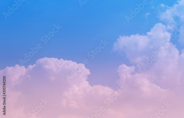 Fototapeta blue sky with cloud