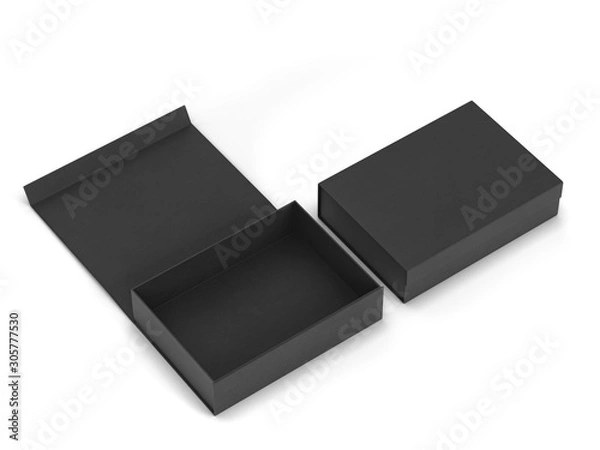 Obraz Blank magnetic box package