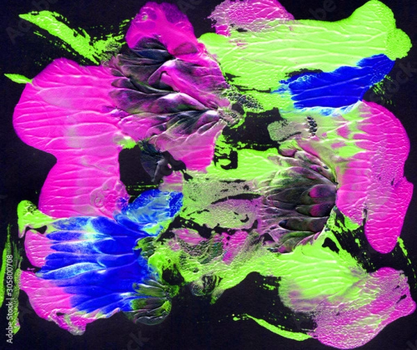 Obraz Abstract art background. Bright multi-colored texture. Modern Art. Stains of oil paint. Brush strokes of paint.