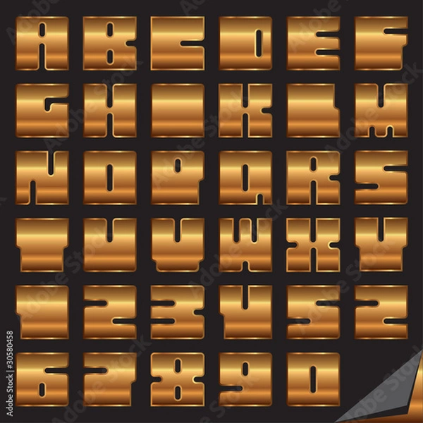 Obraz font Yamakov
