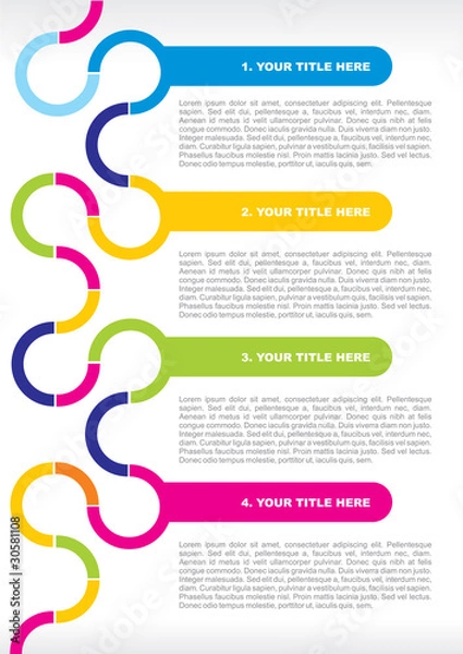 Obraz Brochure and Poster Concept