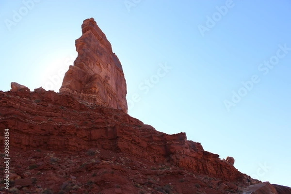 Obraz Desert Red Rock Cliff