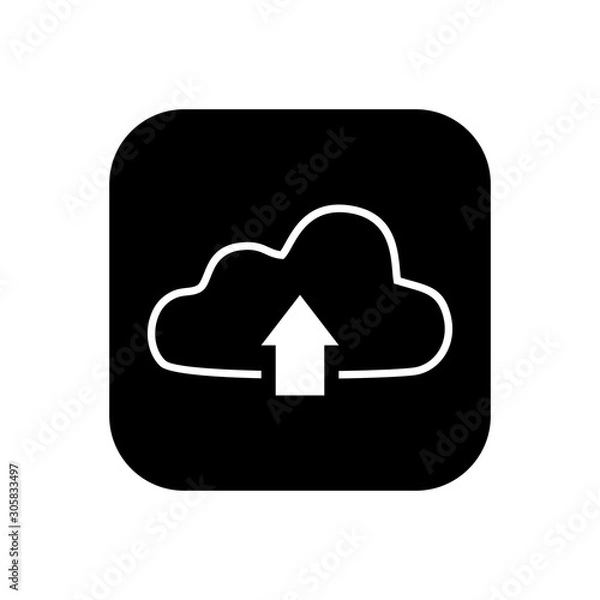 Fototapeta cloud icon vector design symbol