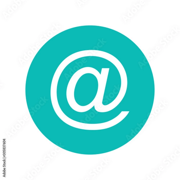 Fototapeta mail message icon, new message icon vector design symbol