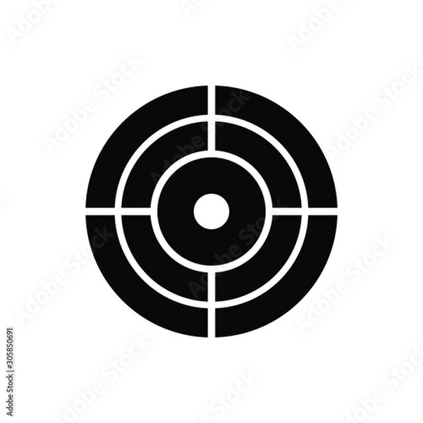 Obraz target icon vector design symbol