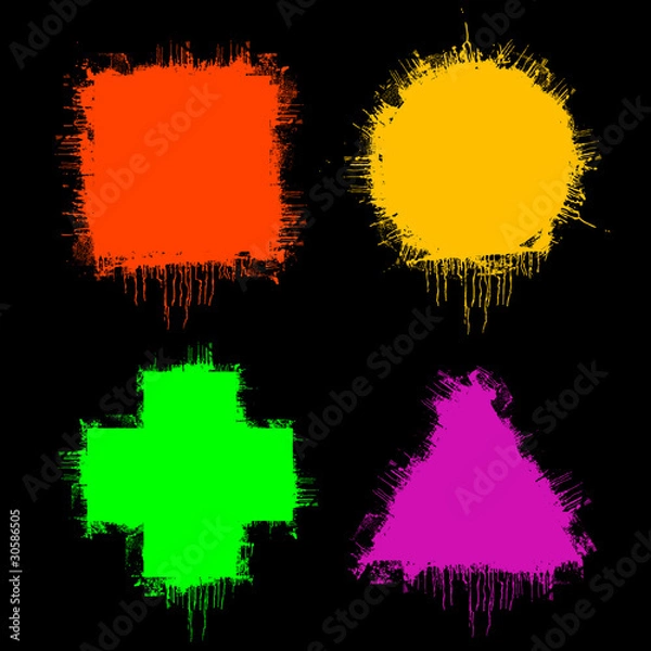 Obraz grunge design elements