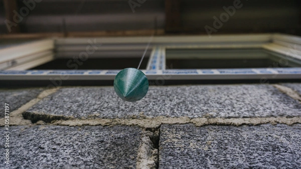 Fototapeta the plumb using a right angle measurement