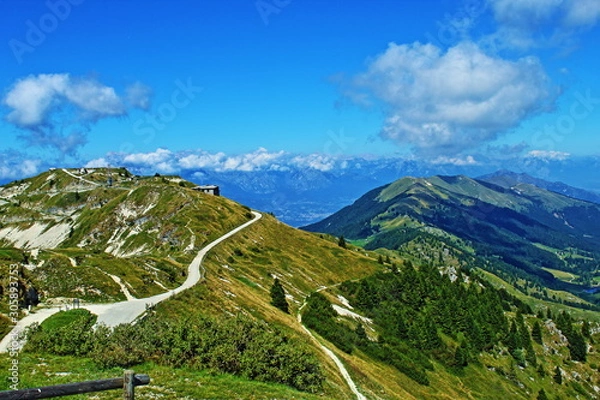 Obraz wonderful mountain view and horizon view by Monte Grappa, Italy
