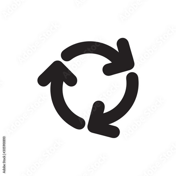 Obraz Three arrow icon vector isolated on background. Trendy web symbol. Pixel perfect. illustration EPS 10. - Vector.