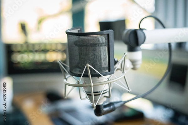 Obraz Mikrofon im Studio