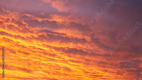 Fototapeta red sky sunset