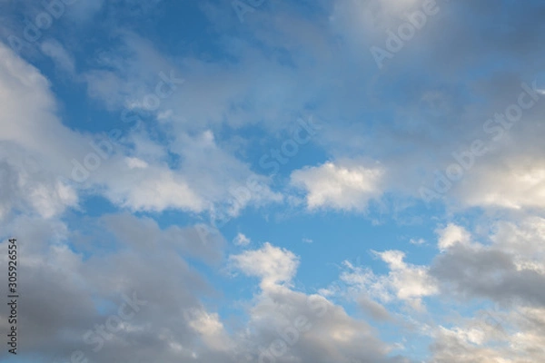 Fototapeta blue sky with clouds