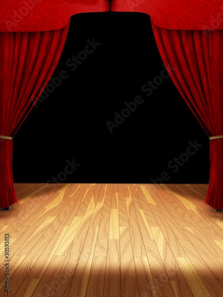 Obraz curtain