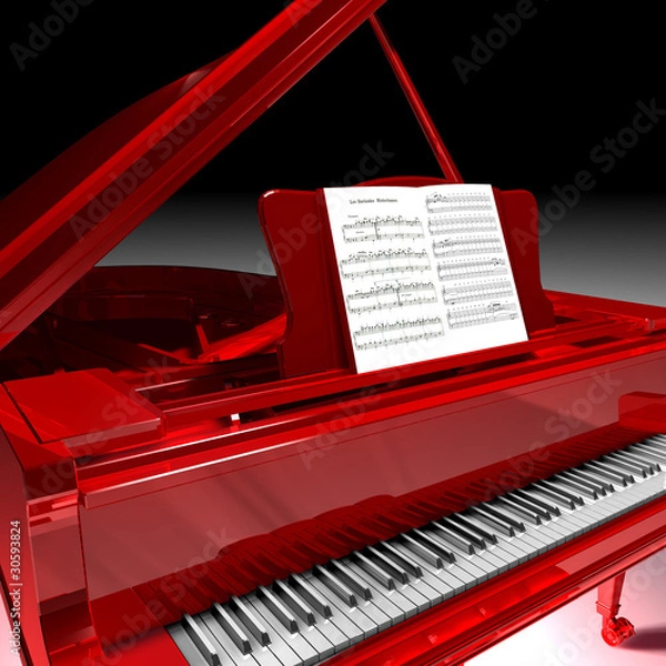 Obraz piano