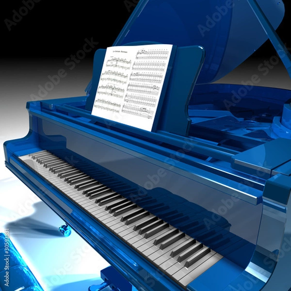 Obraz piano