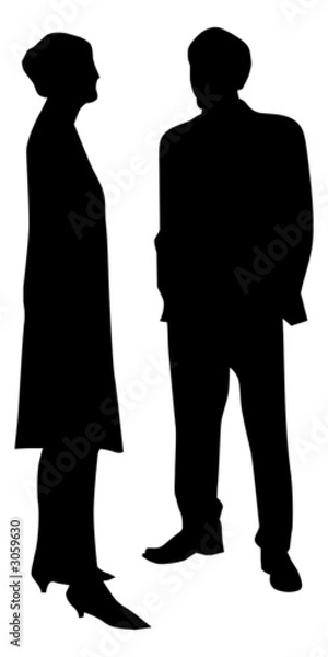 Obraz couple talking