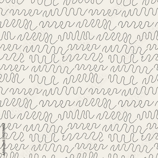 Obraz seamless pattern hand drawn marker