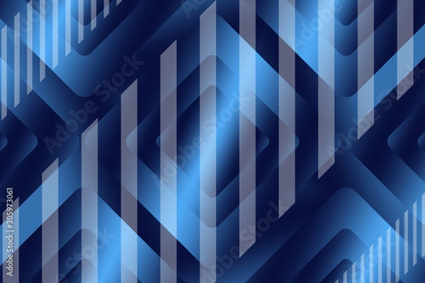 Fototapeta abstract, blue, design, technology, digital, light, wallpaper, graphic, illustration, pattern, lines, line, texture, computer, black, wave, art, backdrop, space, motion, curve, dynamic, green, concept